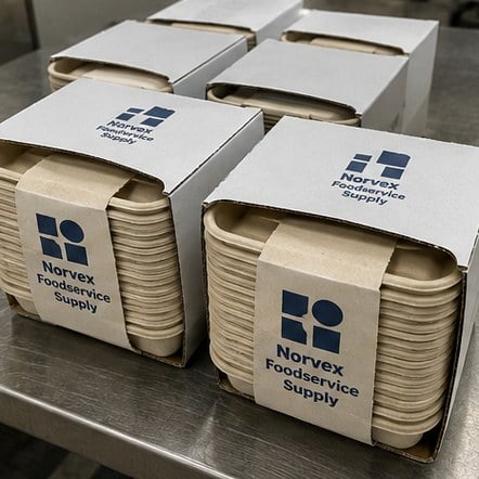 Customized food trays for brands, chains and event caterers