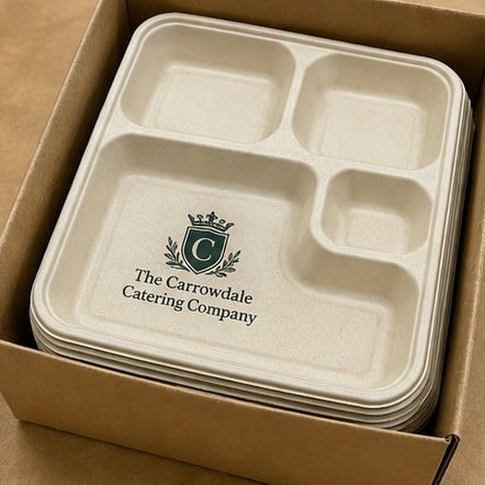 Customized food trays for schools, canteens and hospitals