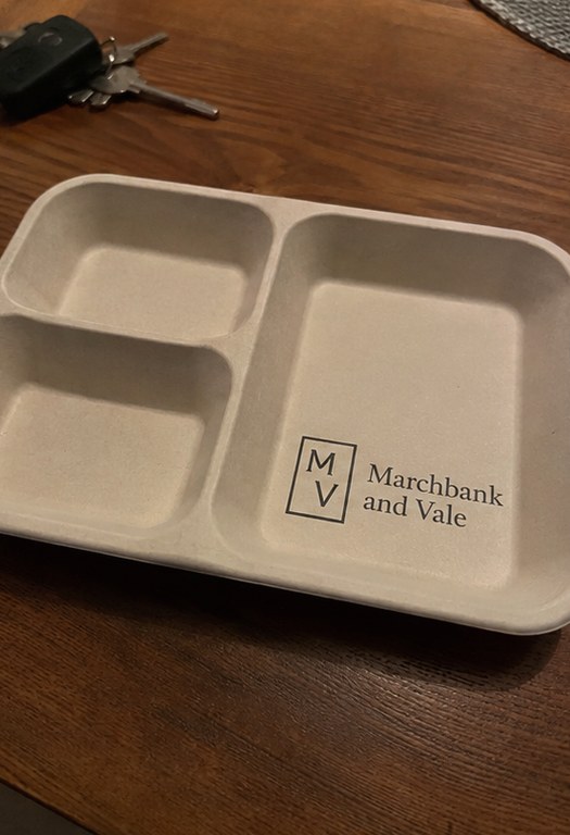Personalized food trays — customer photo